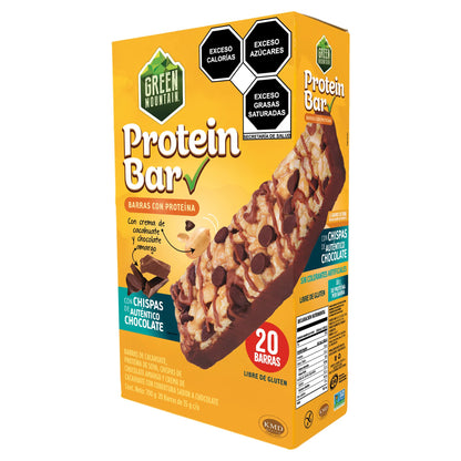 Green Mountain Protein Bar. Barra de Proteina 20 pzas