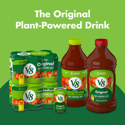 V8 Original 100% jugo vegetal, 11.5 oz. Lata (paquete de 24)