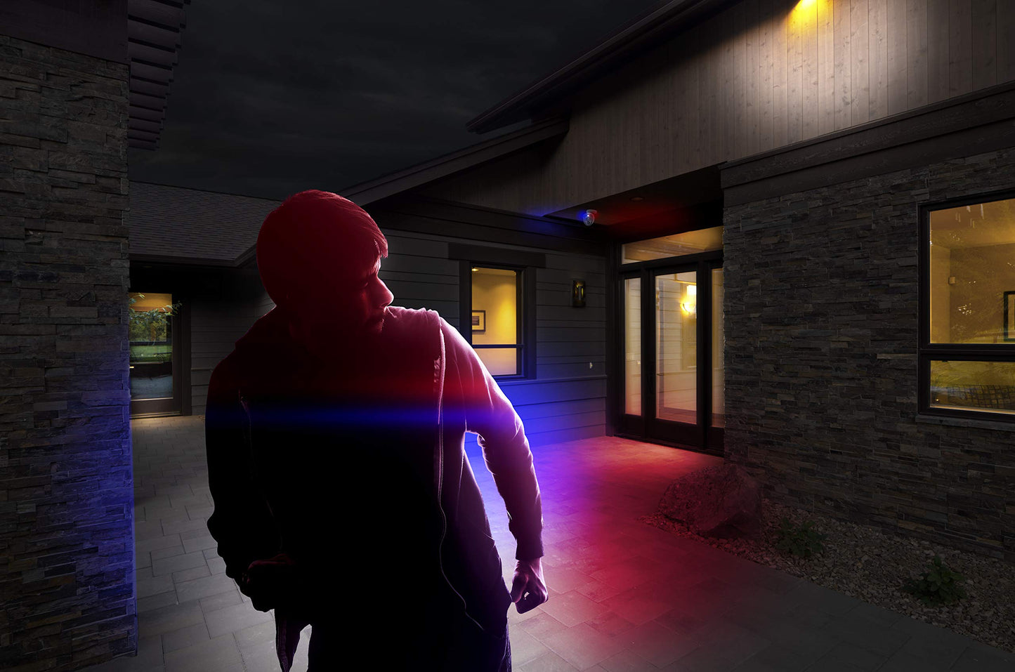 Swann Home DVR Sistema de cámara de seguridad con disco duro de 1 TB, 6 cámaras de 8 canales, video Full HD de 1080p, CCTV con cable para interiores y exteriores, visión nocturna a color, detección de