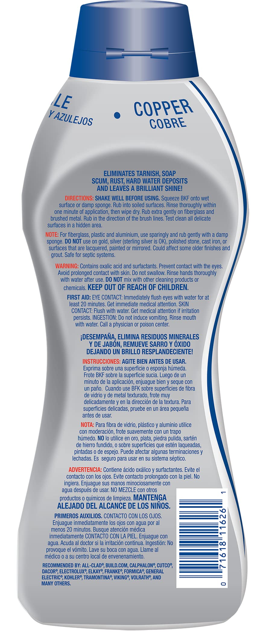 Bar Keepers Friend Soft Cleaner Premixed Formula | 26-Ounces | (2-Pack)