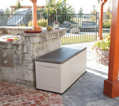 Lifetime 60254 - Caja de Almacenamiento para Exteriores de Alta Resistencia, 150 galones