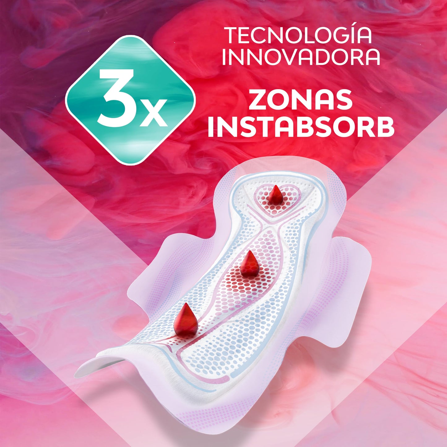 Saba Toalla Femenina con Alas, 60 piezas