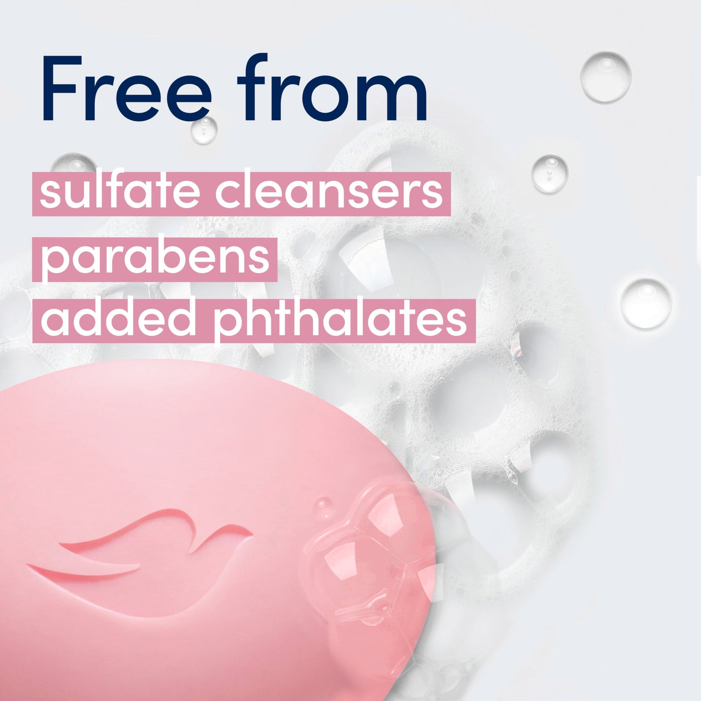 Dove Pink/Rosa Beauty Bars, for Women, 6 X 4.25 oz