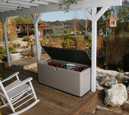 Lifetime 60254 - Caja de Almacenamiento para Exteriores de Alta Resistencia, 150 galones