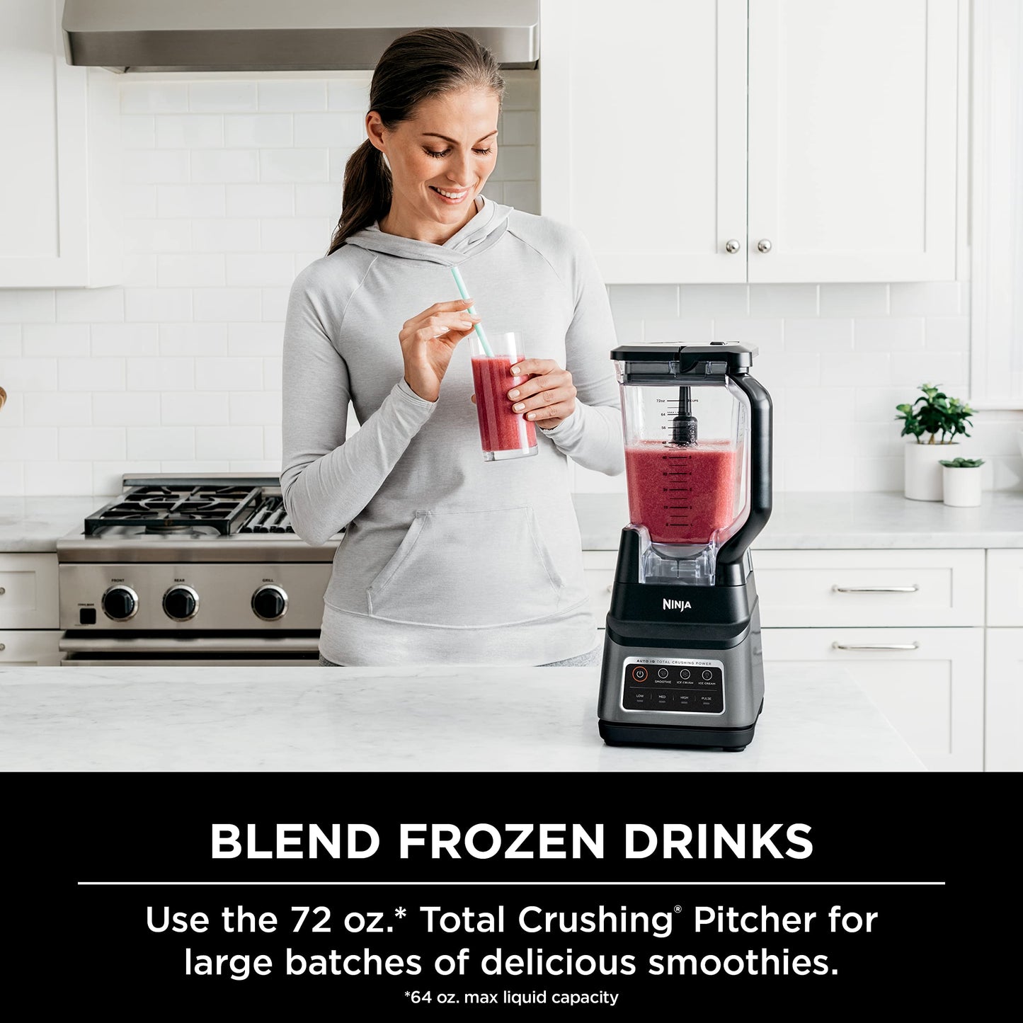 Ninja BN701 Professional Plus Blender with Auto-iQ, and 64 oz. max liquid capacity Total Crushing Pitcher