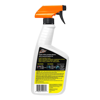 Armor All - Protector en Spray Original - Brillo Interior y Exterior para Vinil, Caucho y Plástico - 828 ml