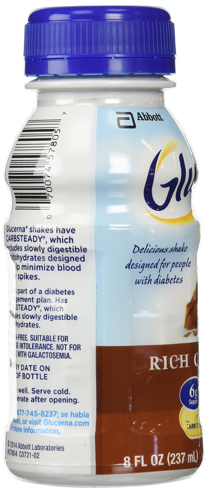 Glucerna - Glucerna Shakes Rich Chocolate Shake (8 fl oz, 24 ct.)