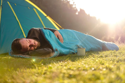 Bestway Bolsa de Dormir de 87" x 30" x 20"/2.20m x 75cm x 50cm Hiberhide 10 Sleeping Bag, Azul y Gris (Azul)