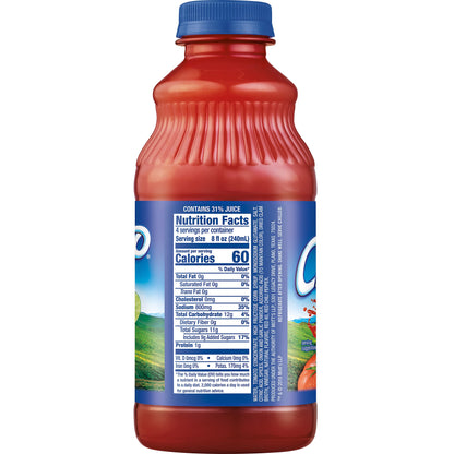 Clamato Cóctel de tomate lima, botellas de 64 onzas líquidas