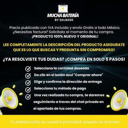 LTH Batería Acumulador L-42-500