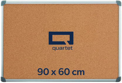Quartet Pizarrón de Corcho, Marco Aluminio, 90 x 60 cm. P3595