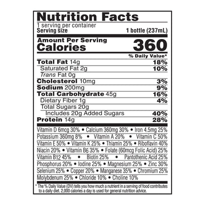 BOOST - Boost Plus Bebida nutricional completa, muy vainilla, botella de 8 onzas (Paquete de 24) 14 gramos de proteína