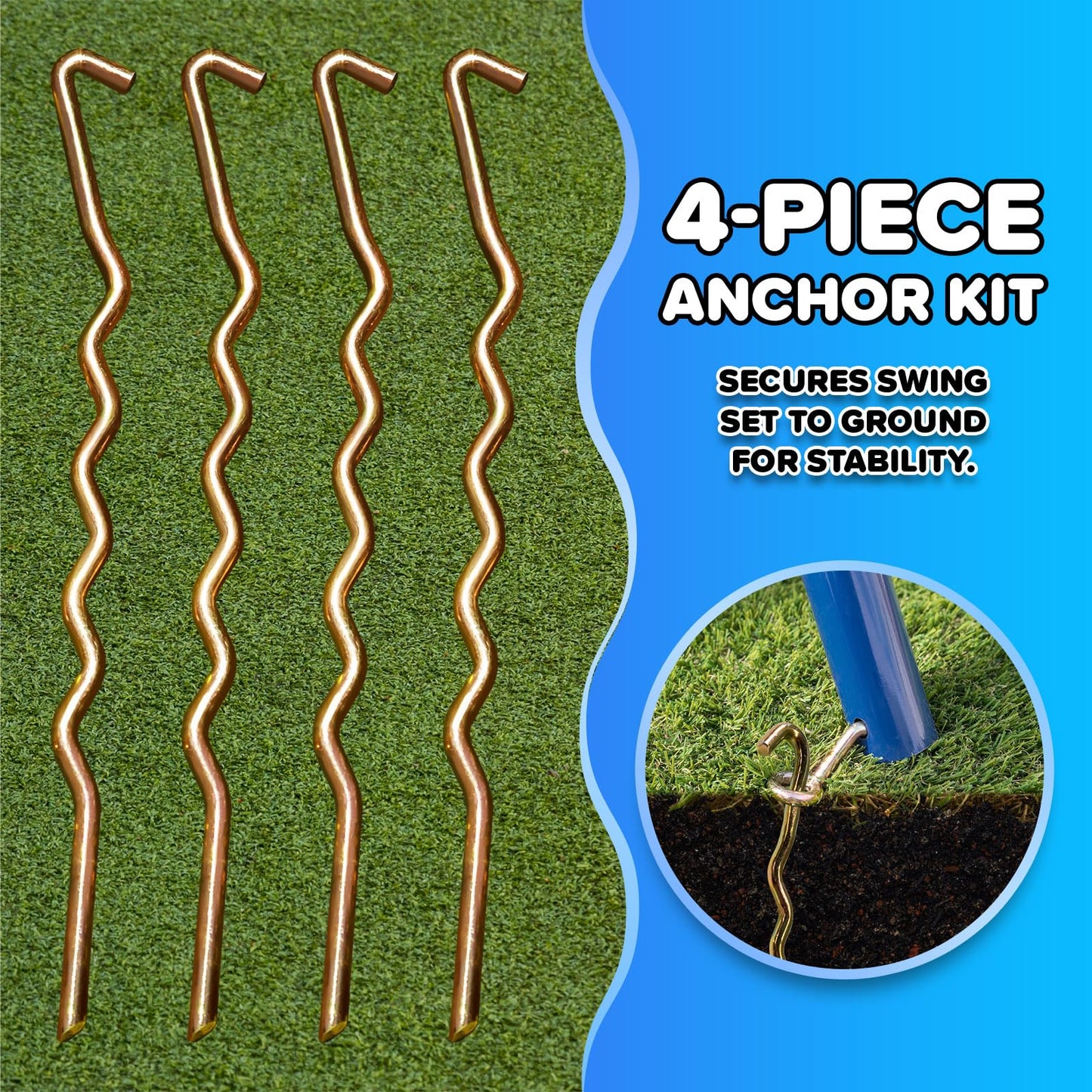 Sportspower My First Metal Swing, My First Metal, Azul, Amarillo, 65.00 x 89.50 x 74.00 Inches