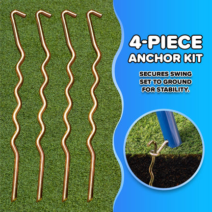 Sportspower My First Metal Swing, My First Metal, Azul, Amarillo, 65.00 x 89.50 x 74.00 Inches