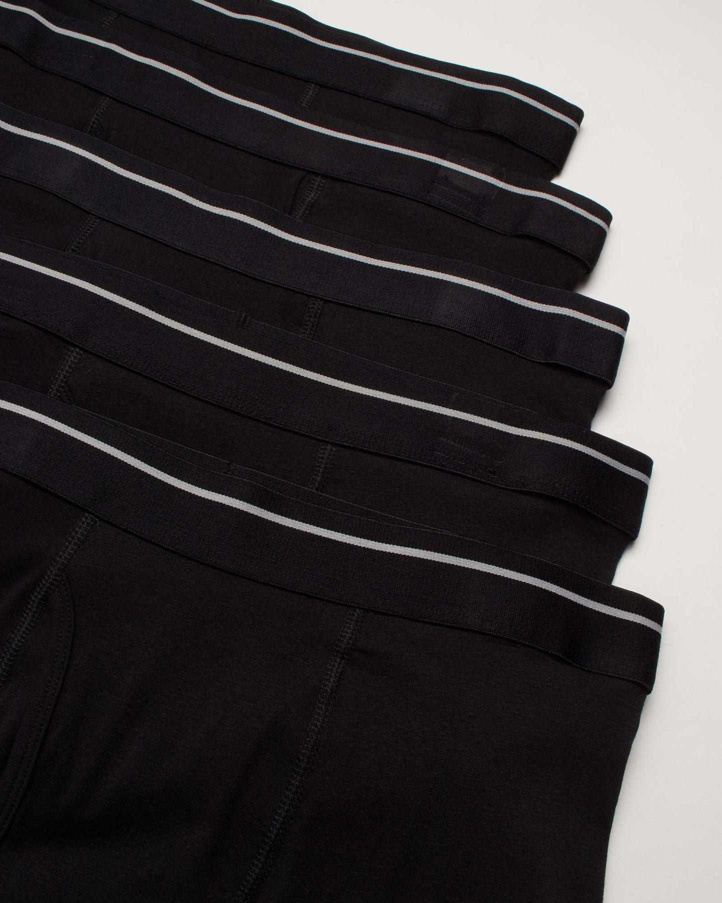 Members Mark Calzoncillos bóxer elásticos (paquete de 5), Negro, Large