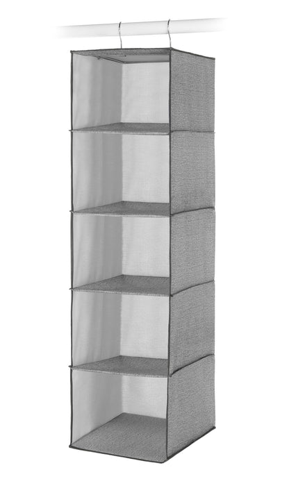 Whitmor Hanging Accessory Shelves Gray