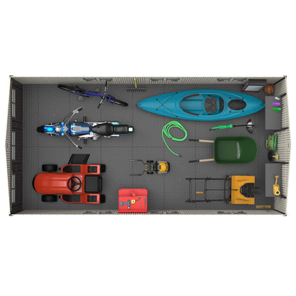 Lifetime - Lifetime Cobertizo de almacenamiento (3,4 m x 6,4 m)