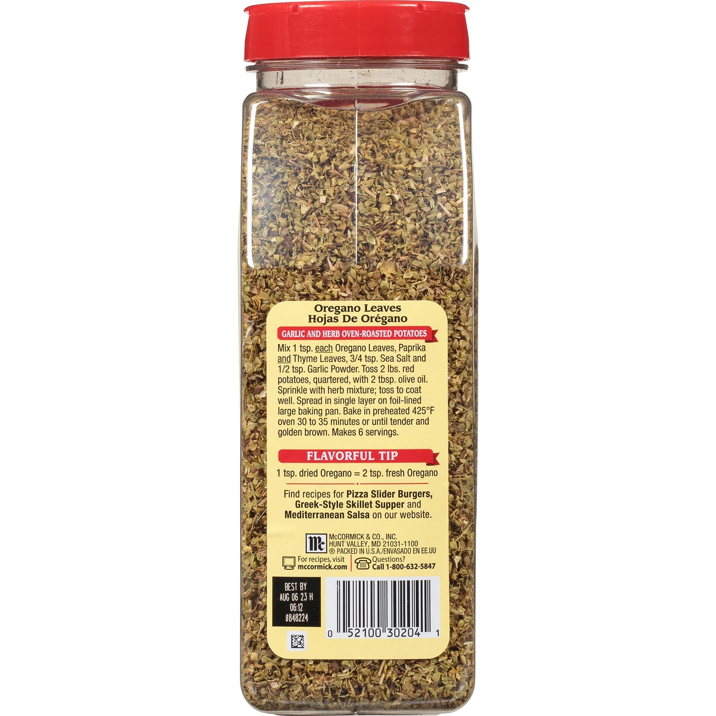McCormick Oregano - Hojas