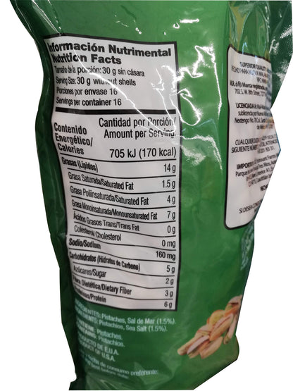 Member´s Mark - Pistaches Tostados Member's Mark Con Sal De Mar De 907 Grs