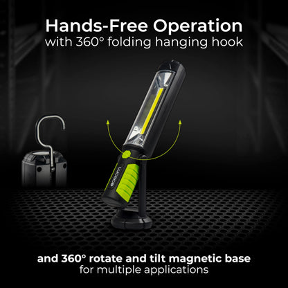 Lampara de Inspeccion Recargable Tilt Torch 5W con Power Bank