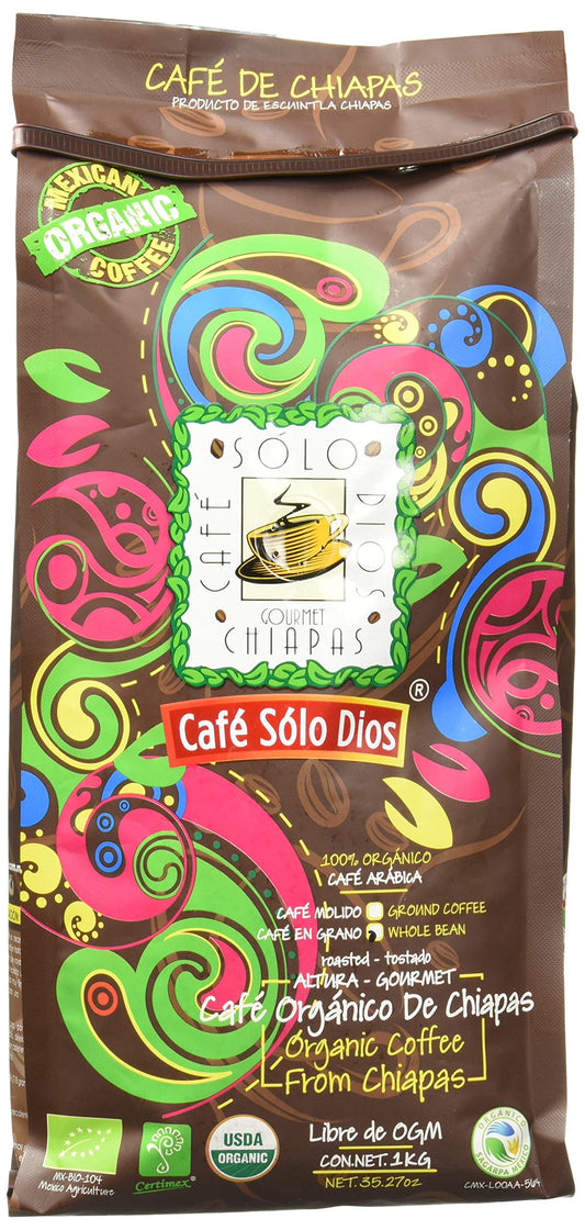 Cafe Solo Dios Café en Grano, Sabor Artesanal