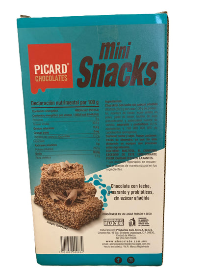 PICARD MINI SNACK 22 PZS AMARANTO CON CHOCOLATE SIN AZUCAR (2 pack)