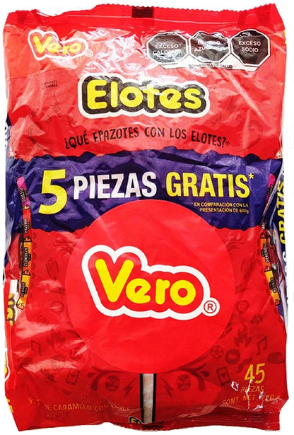 Vero - Vero Elotes, 45 piezas, bolsa de 720 gramos
