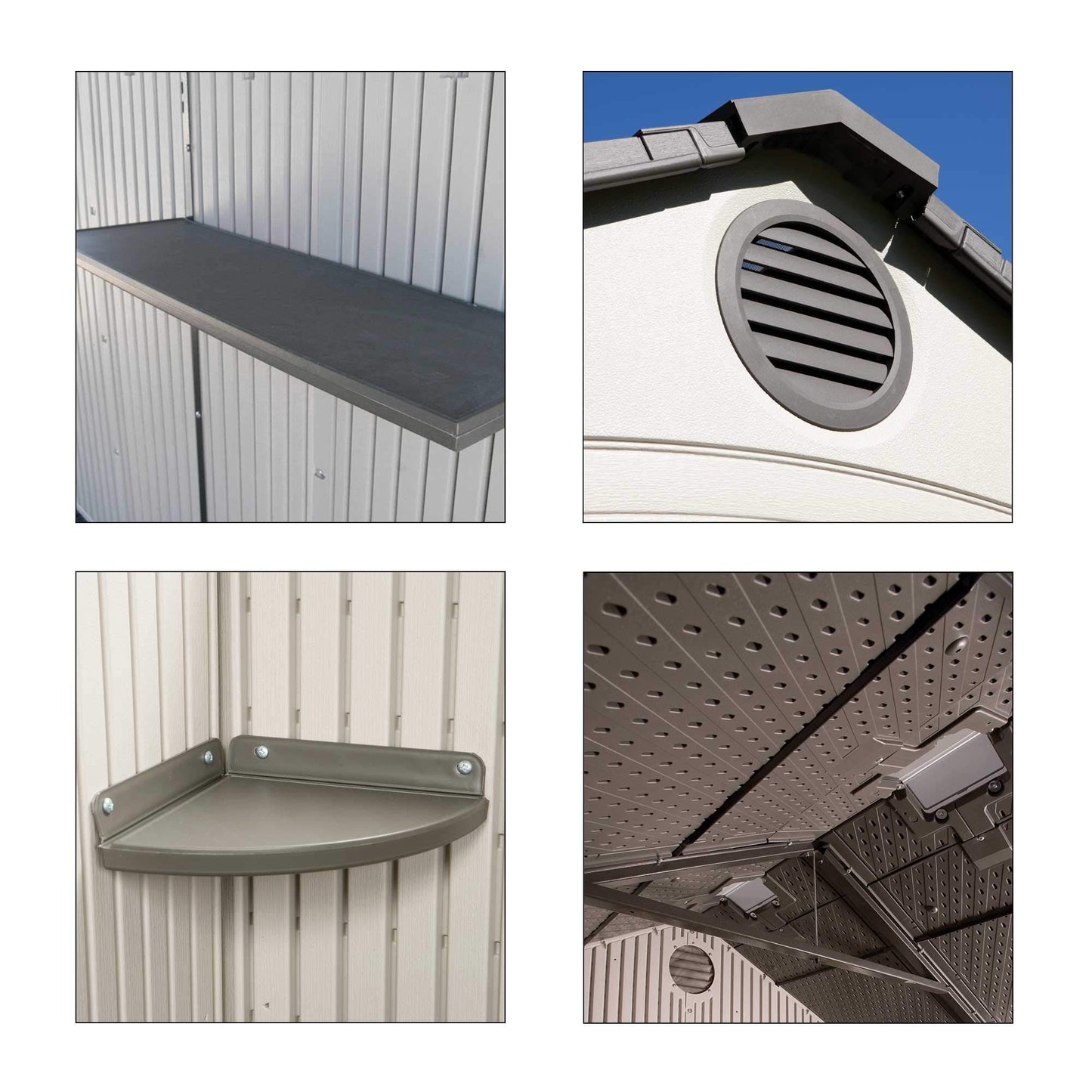 Lifetime - LIFETIME por Vida 6411 al Aire última intervensión cobertizo de Almacenamiento con Ventana, 8 por 7,5 pies