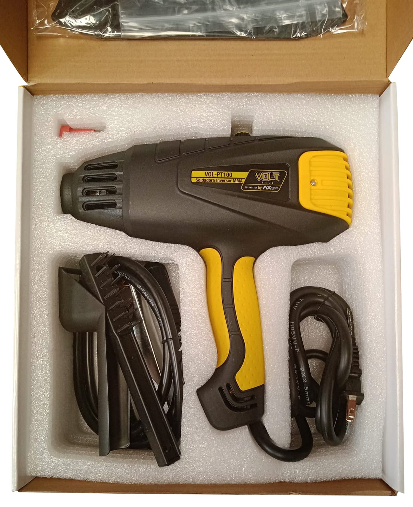 VOLT WELD - Soldadora Inversor MMA 90A Tipo Pistola VOLT-PT100 110V