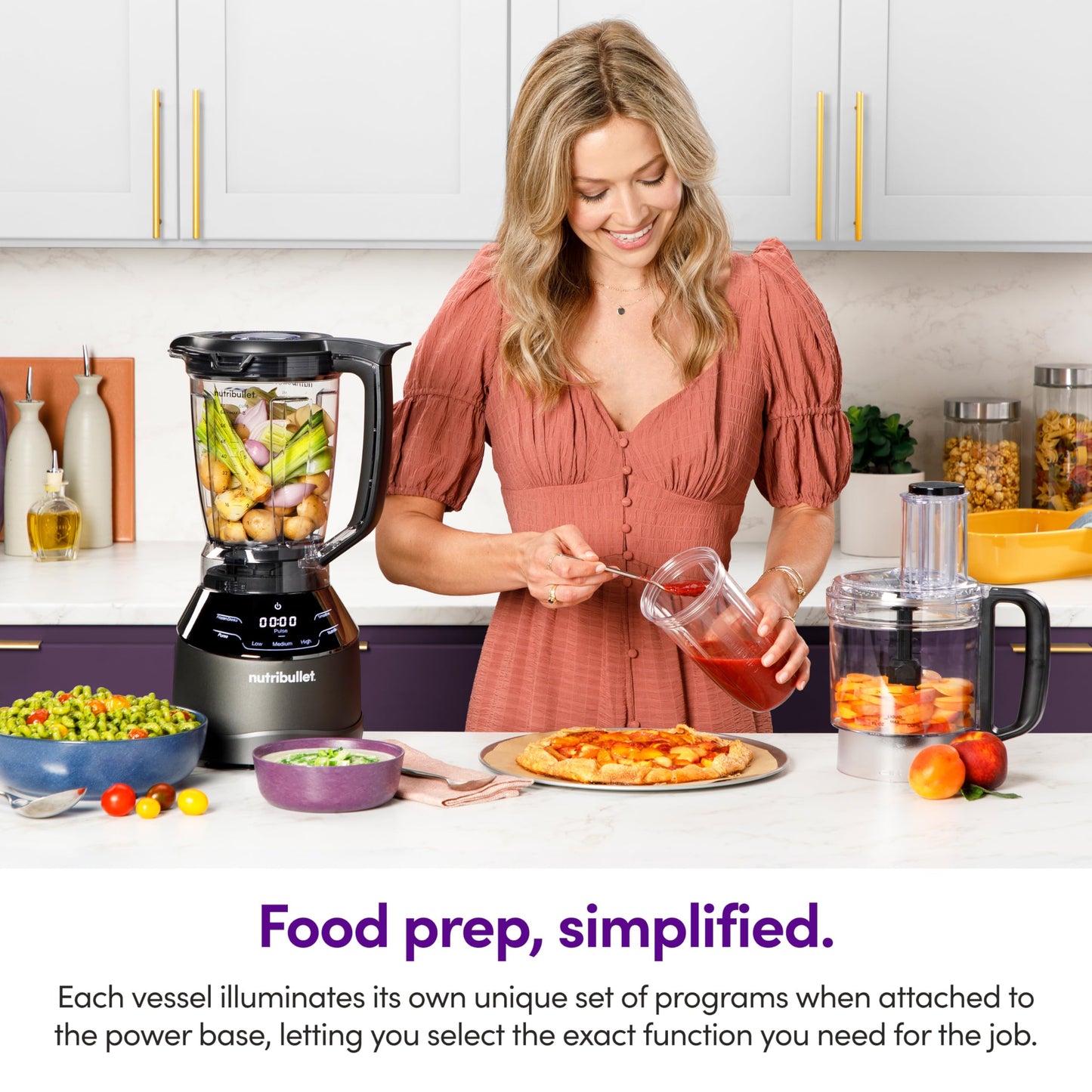 Nutribullet Triple Prep System NBKS50100, Negro