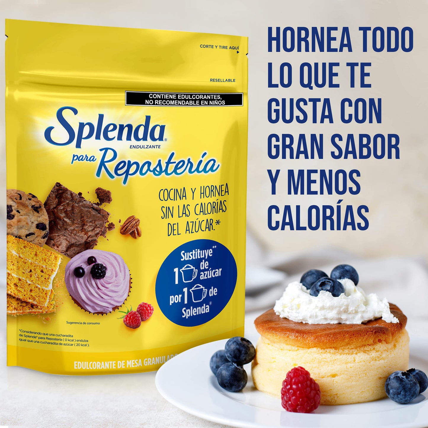 Splenda Granular para Repostería 550g
