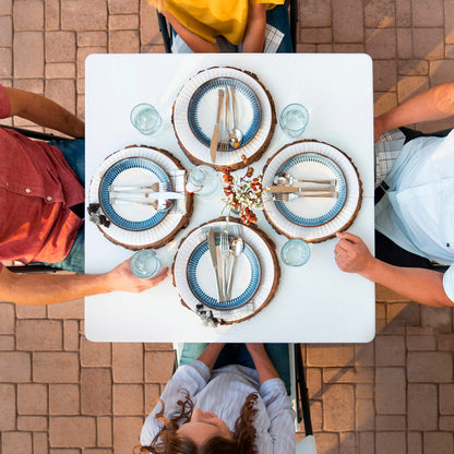 Lifetime Mesa cuadrada plegable de 37 pulgadas