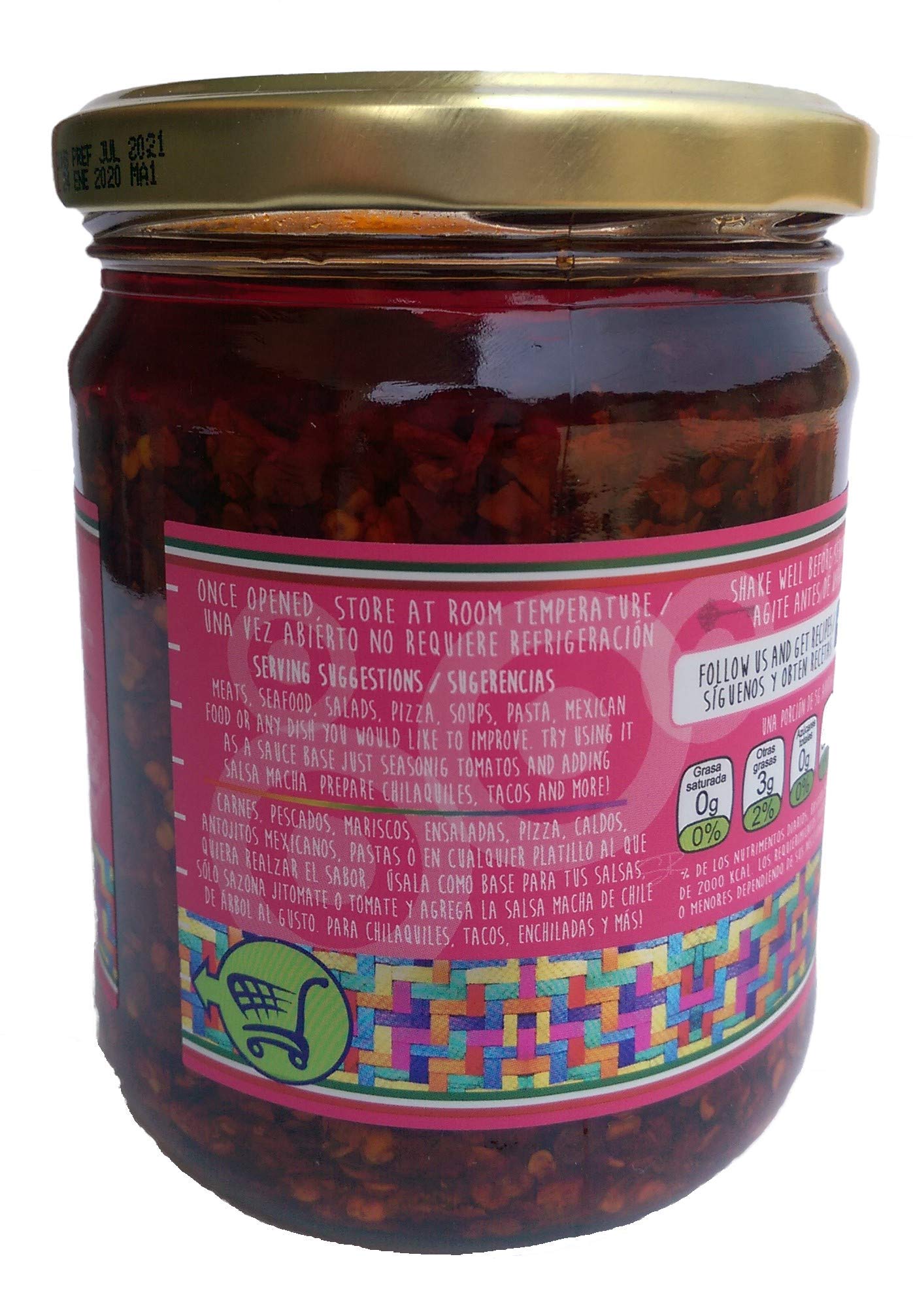 Don Emilio - Salsas Macha Don Emilio 15.5oz Chile de árbol