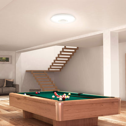 Artika - Artika CL-GLX-C Galaxy - Lámpara de techo con altavoz Bluetooth integrado, color blanco