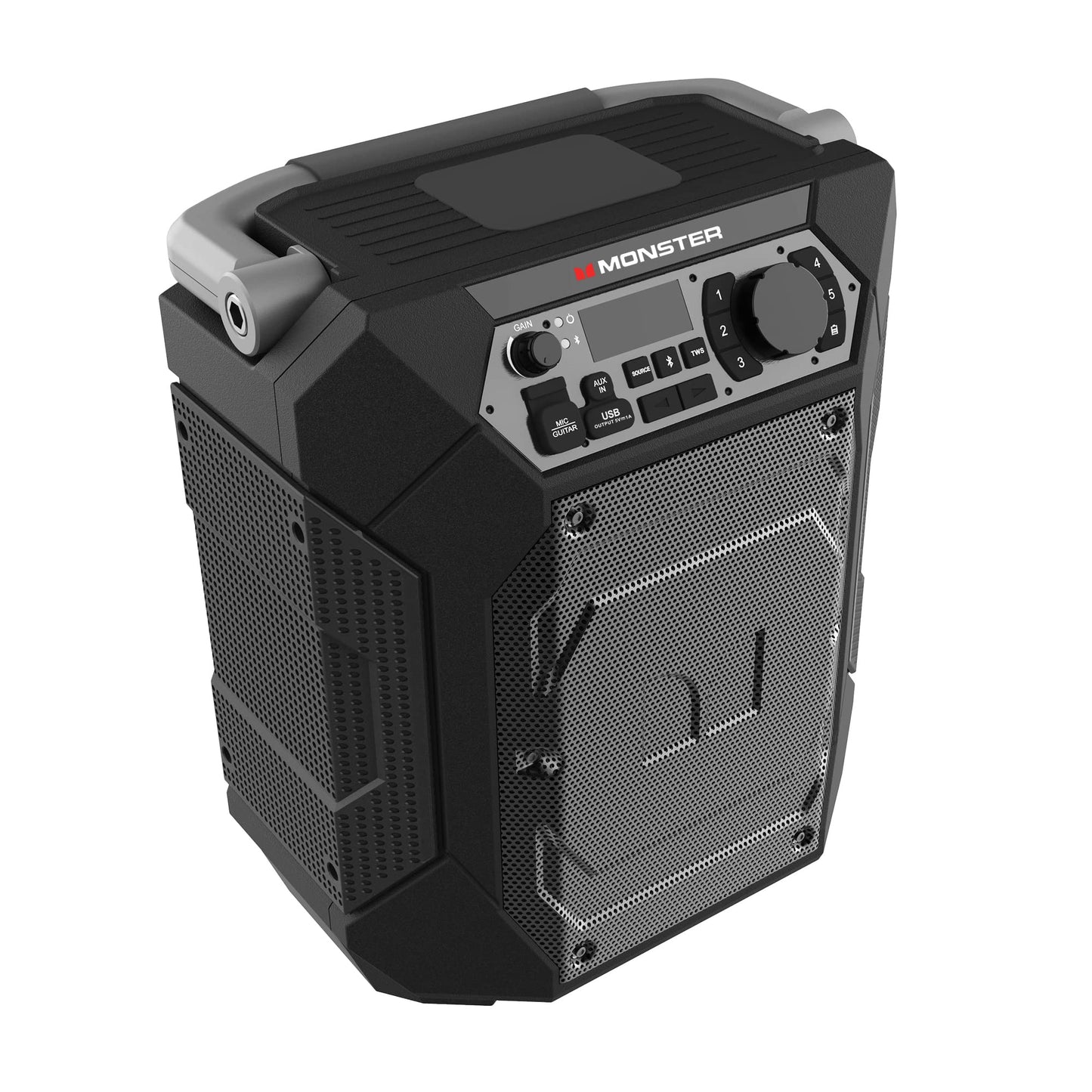 Monster Rocker Sport 270 - Altavoz inalámbrico portátil para interiores y exteriores