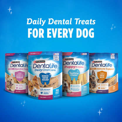 Purina DentaLife Daily Oral Care Small/Medium Dog Treats, 28.5 Ounce Pouch, Pack of 1