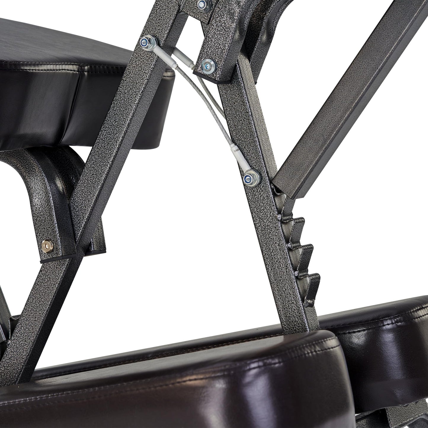 Master Massage Bedford - Silla portátil de Cuerpo Completo con Cuna Facial Ajustable, Ligera para SPA, Tatuaje, salón y Viajes, Viene con Estuche de Transporte, Acabado café