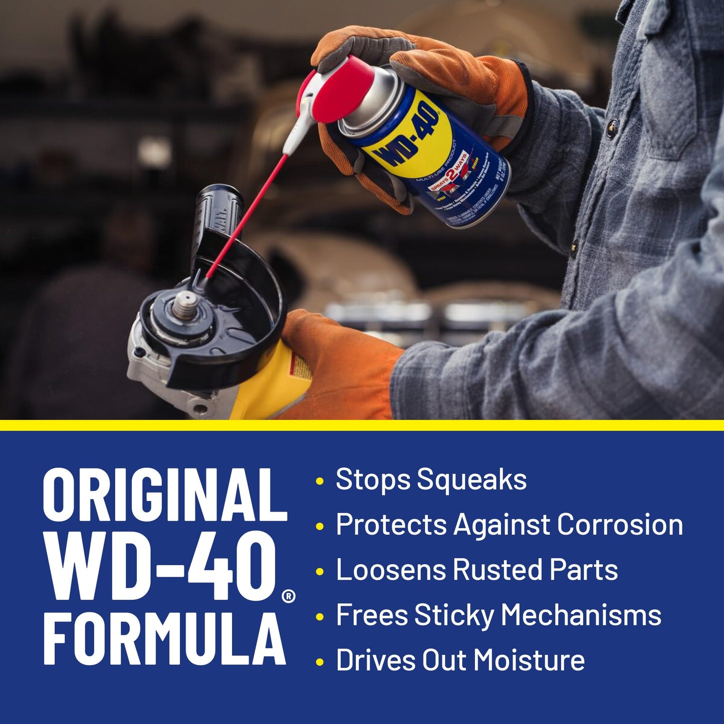 WD-40 Spray Lubricante En Aerosol