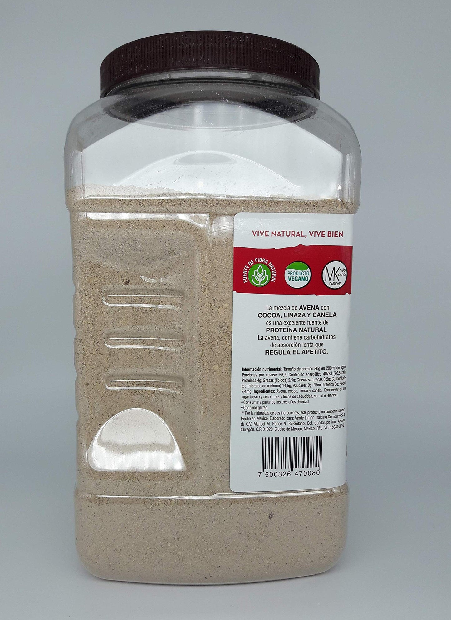 Eat Natural Lima Limón. Eat Natural Lima Limón Cocoa, Avena, Linaza Y Canela - 1.7 Kg