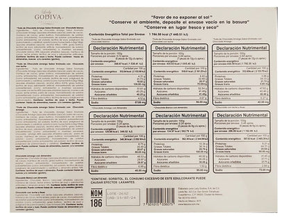 Surtido de Chocolate y Trufas, LADY GODIVA, 336 gramos