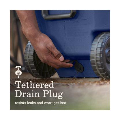 Coleman - Coleman Ice Chest 316 Series Enfriadores Duros con Ruedas, crepúsculo de 100 Cuartos