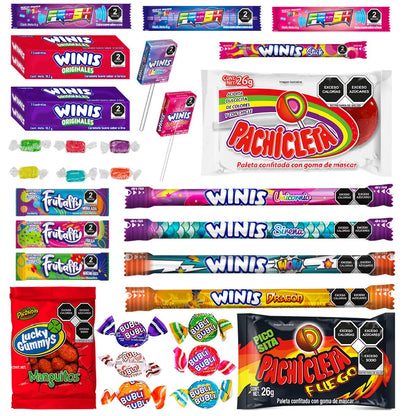 Winis Fiesta de 1.5 kg. Bolsa con más de 150 pzas.