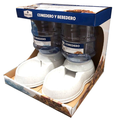 GEN Comedero para Mascota Member's Mark con Bebedero. Mascota Gato. Mascota Perro. Bebedero y Comedero para Perros o Gatos