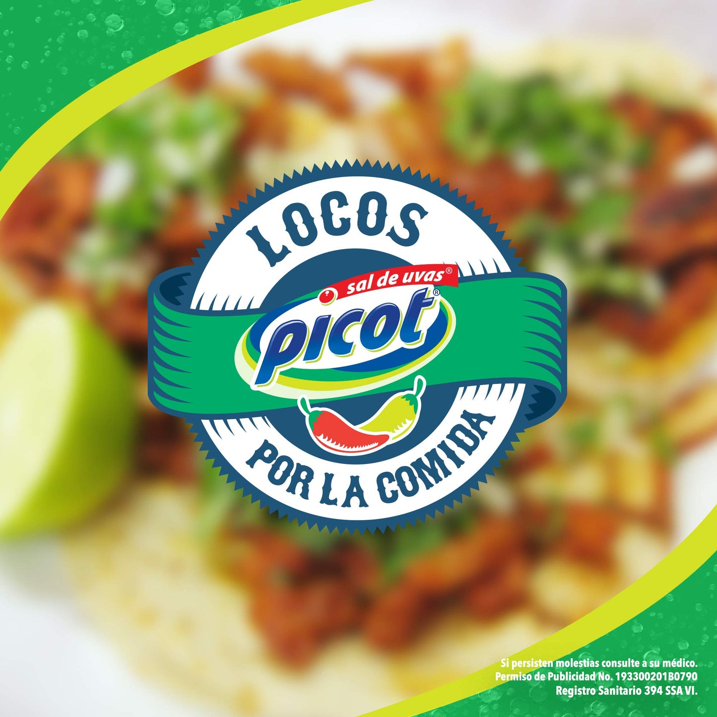 Picot - Picot Sal de Uvas Antiácido Polvo Efervescente, pack de 6 cajas con 10 sobres cada una