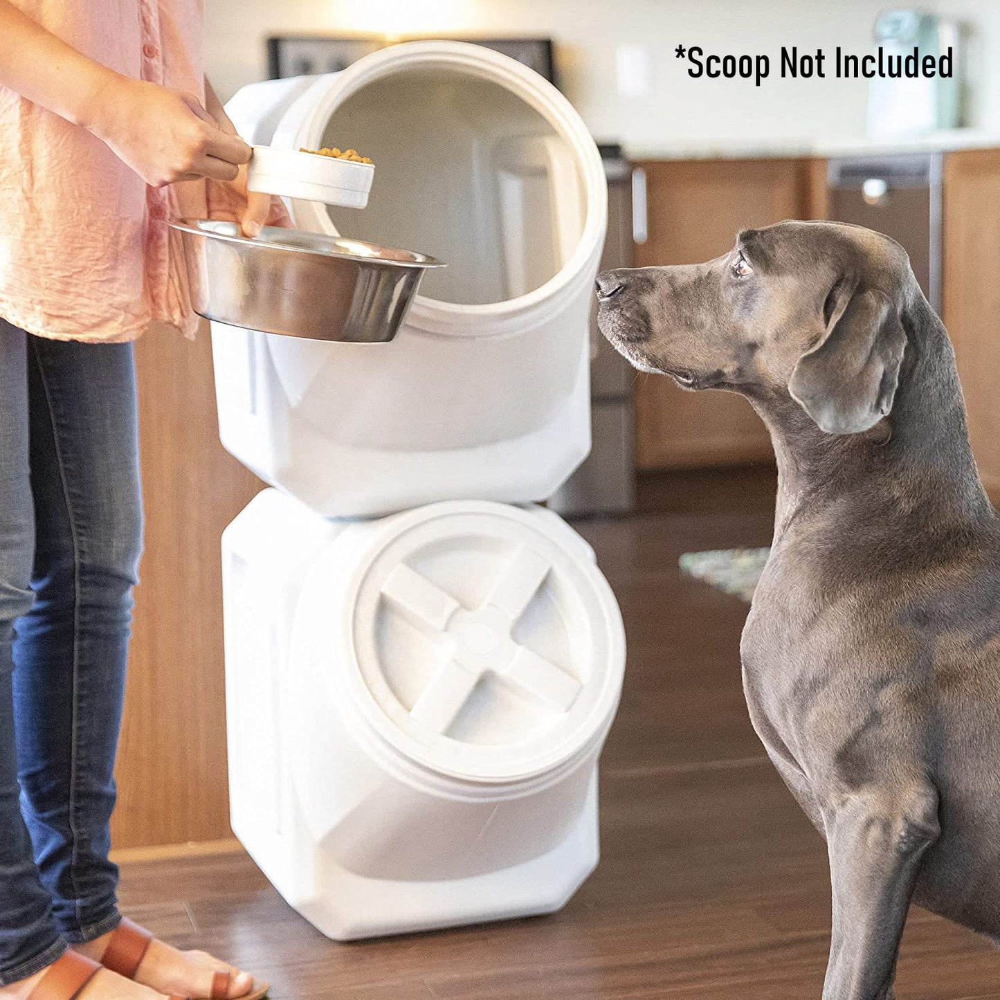 Gamma2 Vittles Vault - Contenedor hermético apilable para almacenar alimentos para mascotas