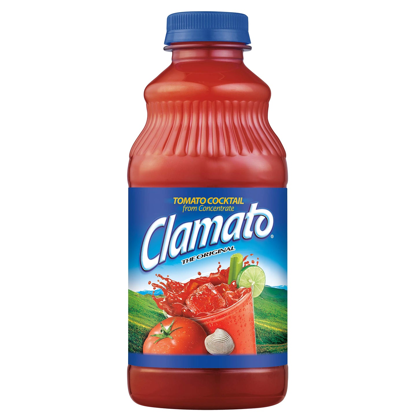 Clamato Cóctel de tomate, original, botella de 32 onzas (paquete de 2, total de 64 onzas líquidas)