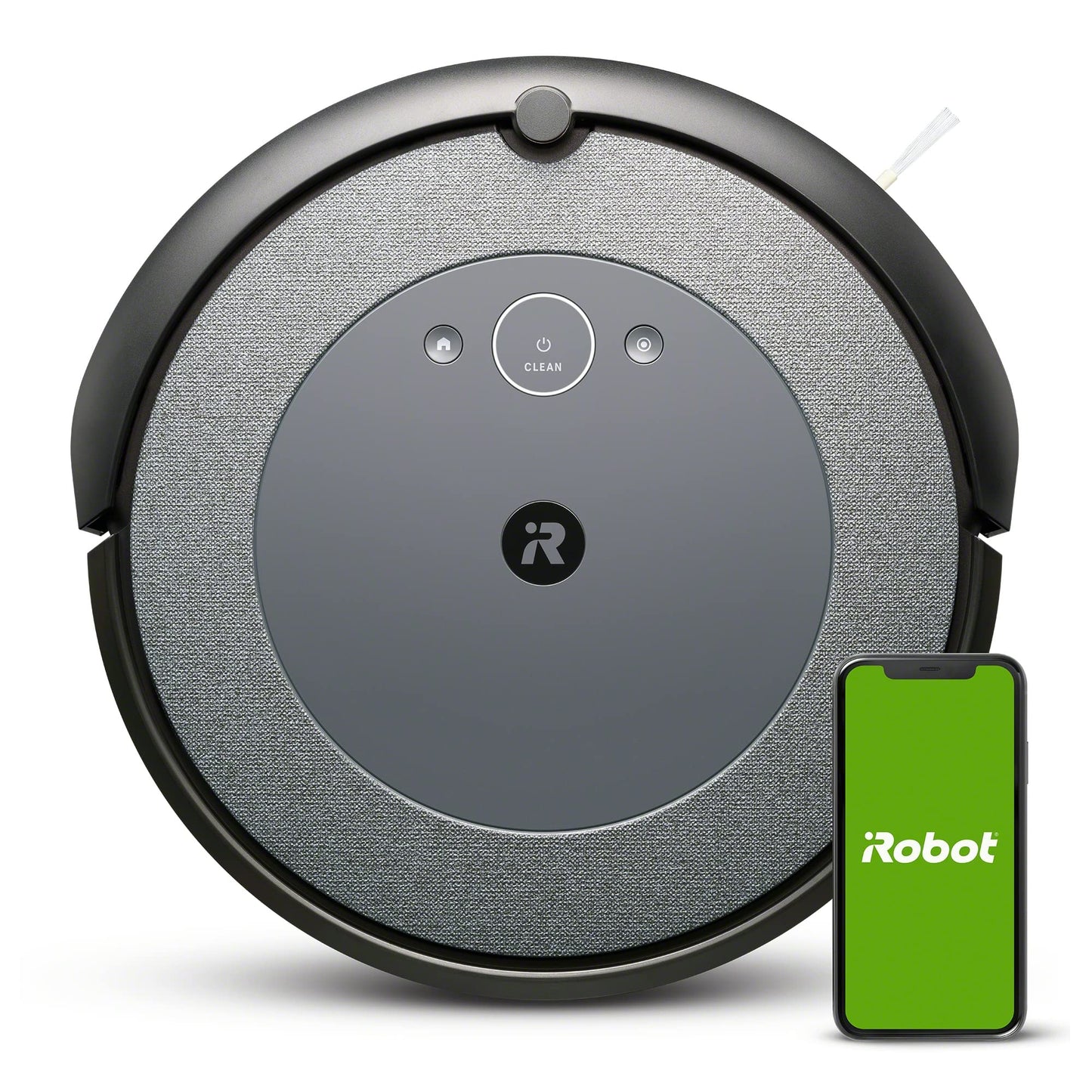 iRobot Roomba, Robot Aspiradora Inteligente, Roomba i3 EVO con Conexión Wi-Fi, Contenido: 1 Aspiradora Inalámbrica,1 Filtro Extra,1 Base de Carga Color: Negro con Gris