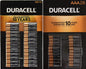 Duracell - Duracell CopperTop - Paquete variado de baterías alcalinas – 48 pilas AA y 28 pilas AAA Valuepack
