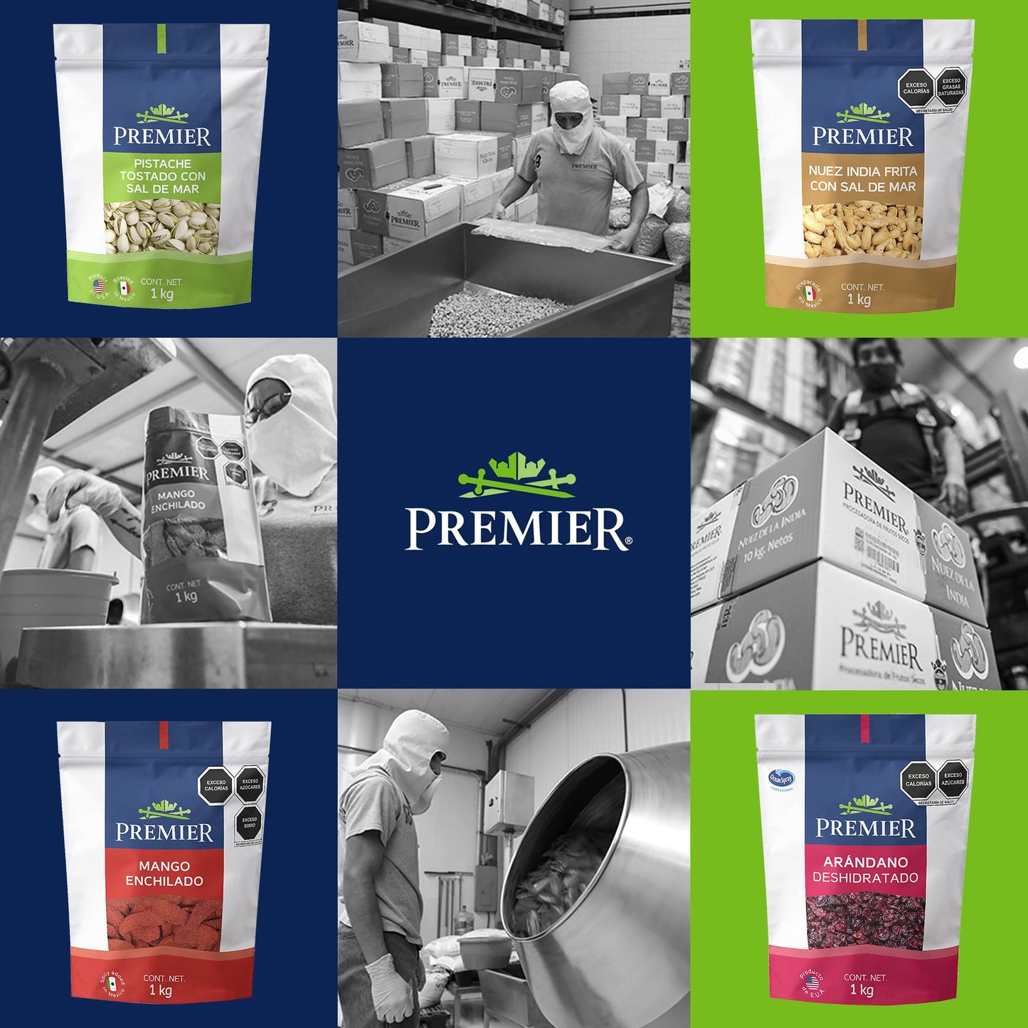 GRUPO PREMIER | Arándano deshidratado | Arandanos Deshidratado – Arandanos Endulzados – 1 kg | Perfecto como Snacks y Botanas | Fuente de Antioxidantes y Vitaminas | Fruta Deshidratada | Bolsa Resellable – Mantiene la Frescura