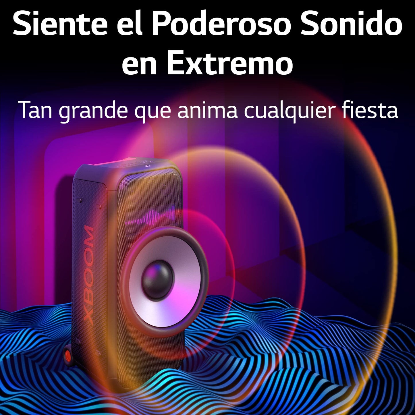 LG XBOOM XL7 - Bocina Bluetooth Portátil Ideal para Fiestas con 20 Horas de batería.